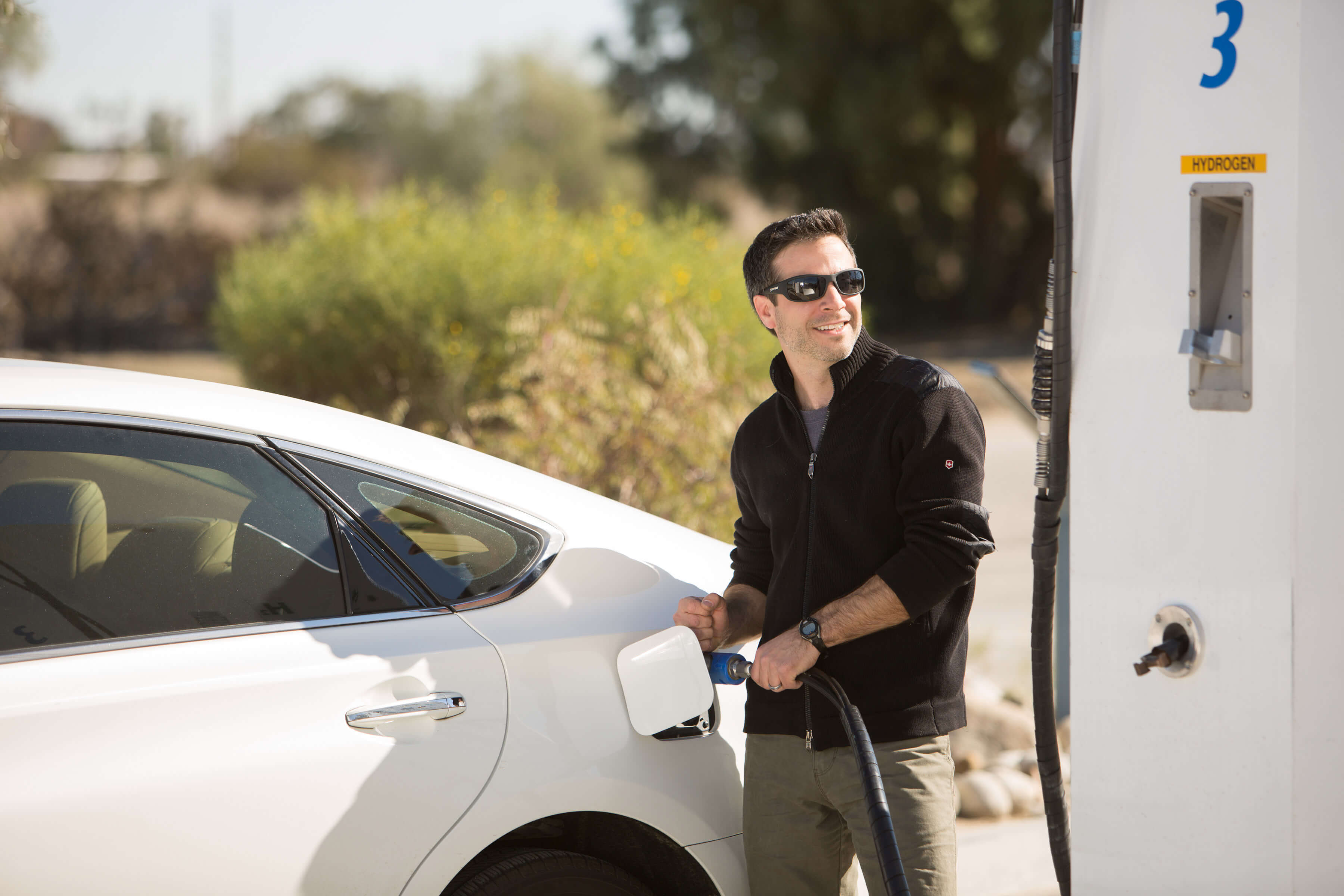 Fueling at Thousand Palms' Clean Fuel Pumps