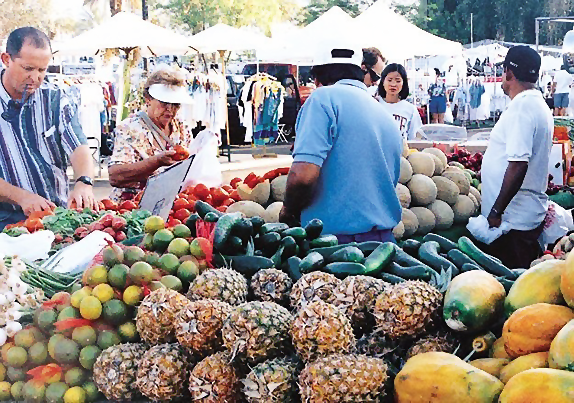 Fresh Produce at Maclin's Open Air Market in Indio